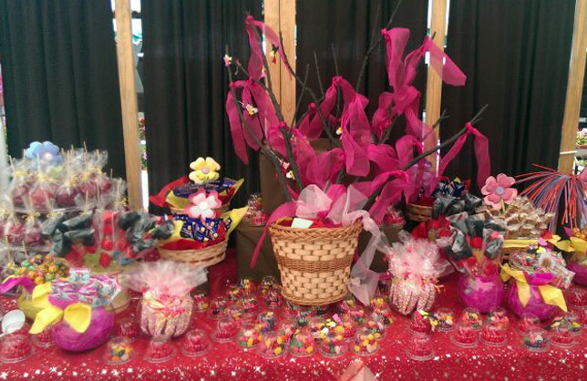 Mesa de postres y dulces