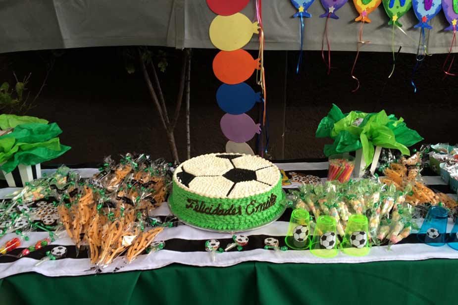 Mesa de postres y dulces